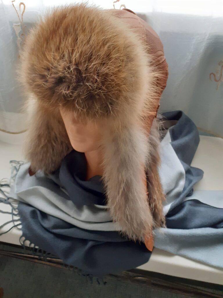 women's fox fur hat