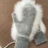 Fox Fur Mittens