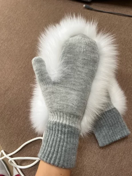 Fox Fur Mittens